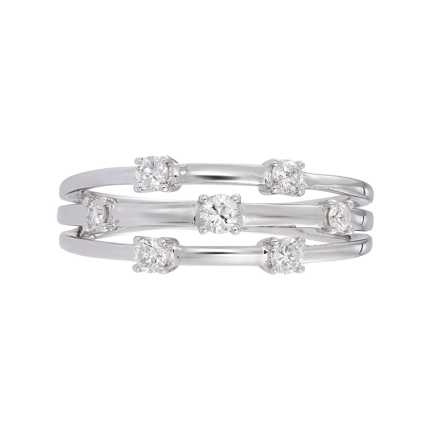 CHIC | Claw Diamond Ring in 375/9K Gold 26110