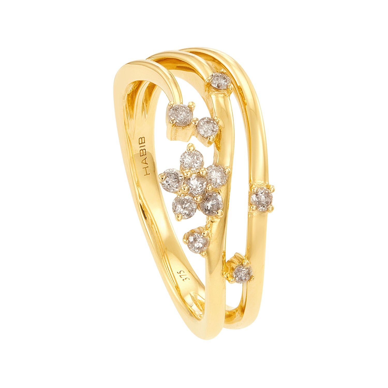 CHIC | Diamond Ring in 375/9K Yellow Gold 269300424(YG)