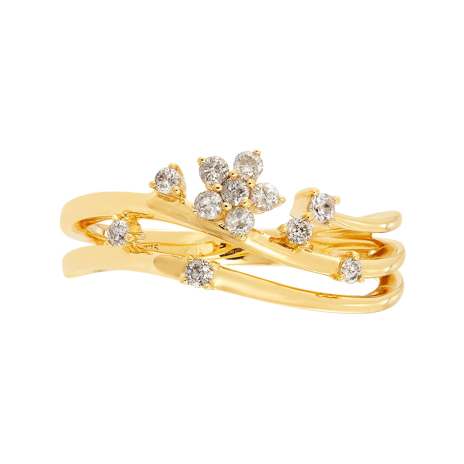 CHIC | Diamond Ring in 375/9K Yellow Gold 269300424(YG)