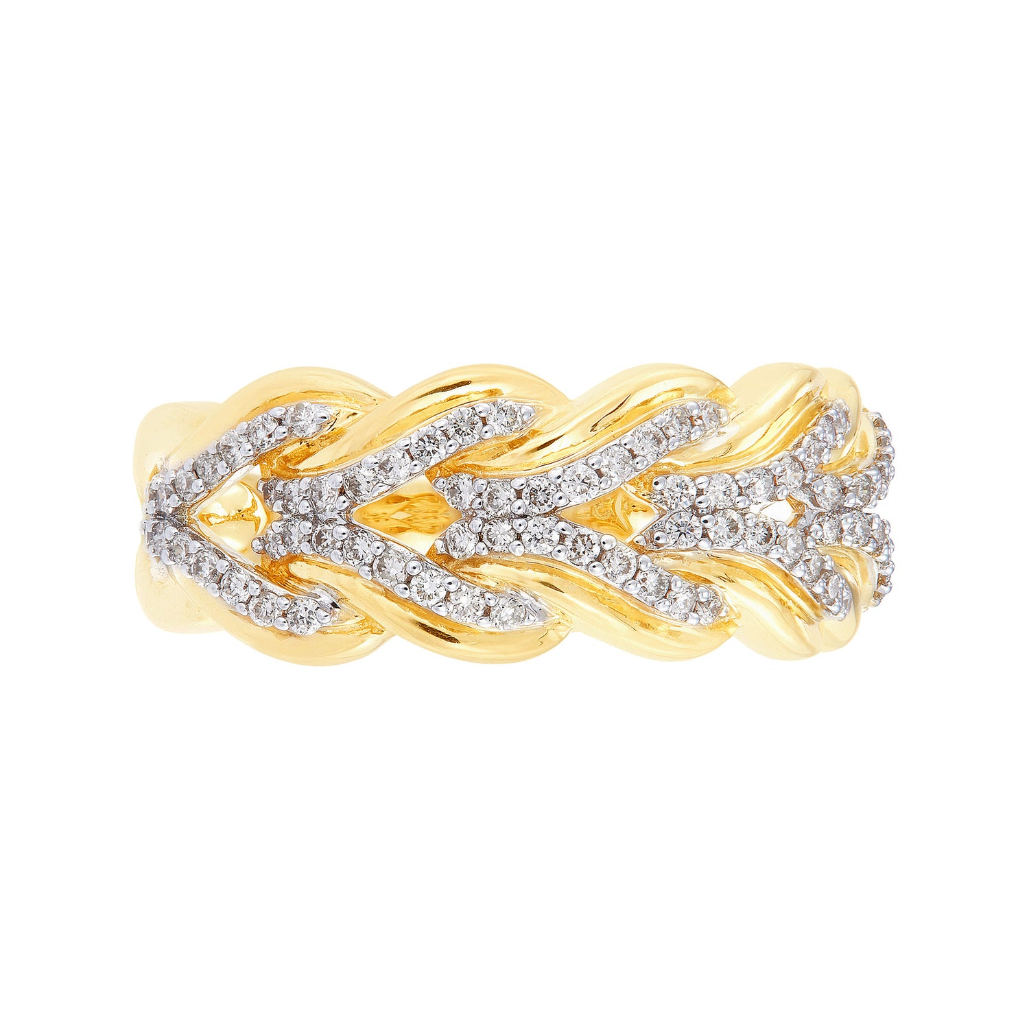 Diamond Ring in 375/9K Yellow Gold 264470722