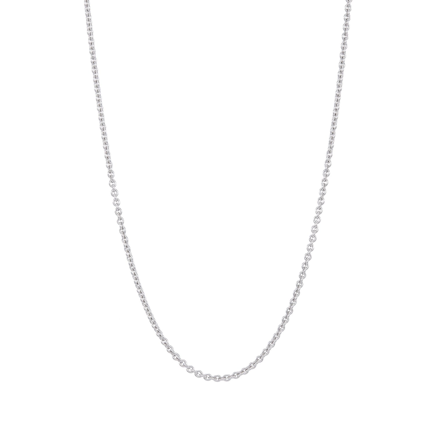 750/18K White Gold Necklace RS(050)