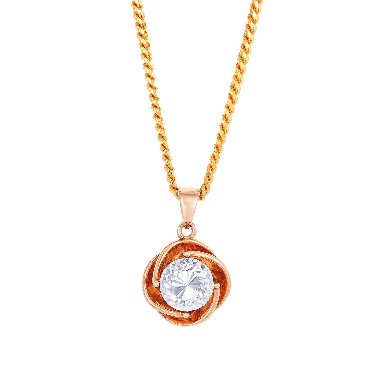750/18K Rose Gold Pendant GMT2213A(RW)