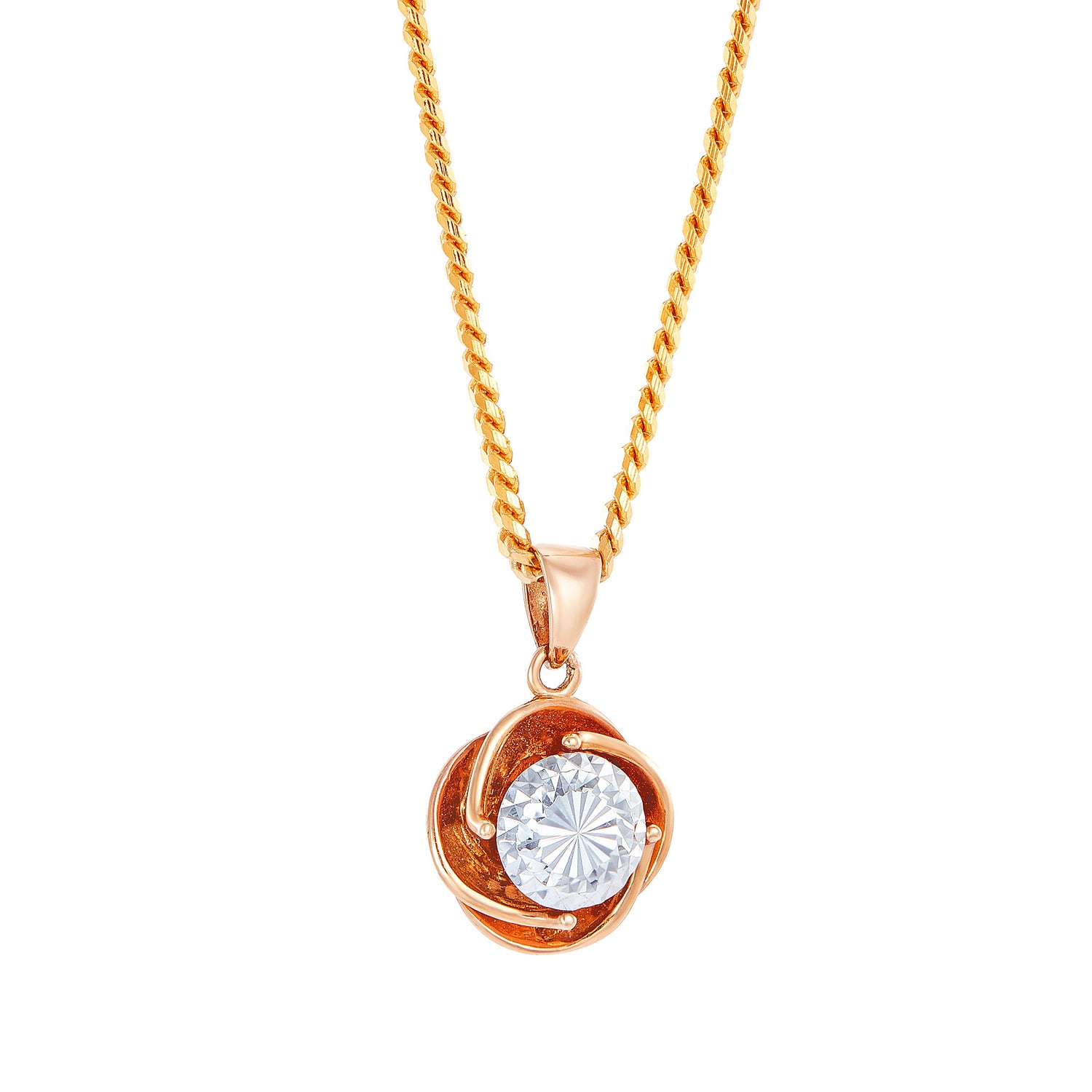 750/18K Rose Gold Pendant GMT2213A(RW)