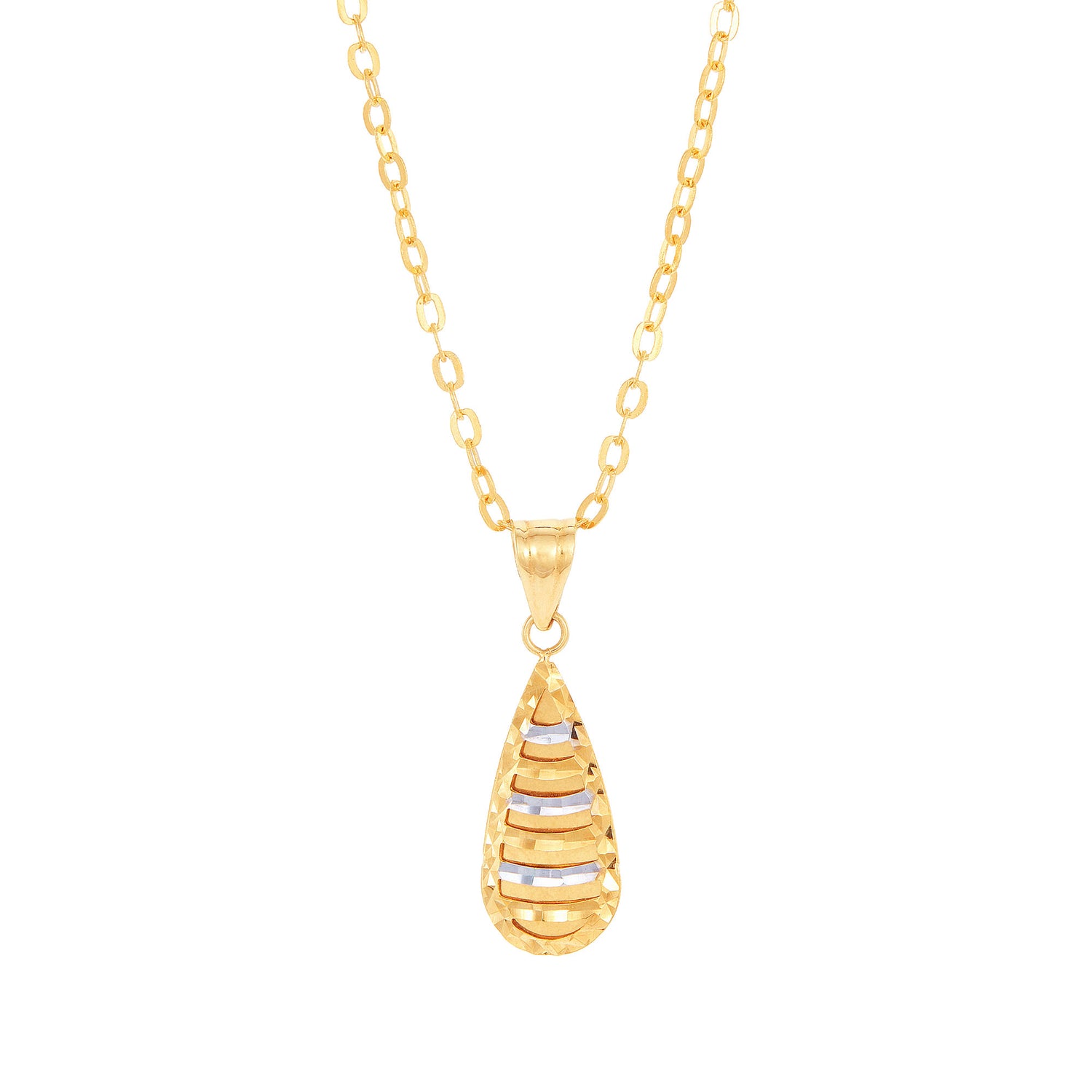 750/18K Yellow and White Gold Pendant GMT1413