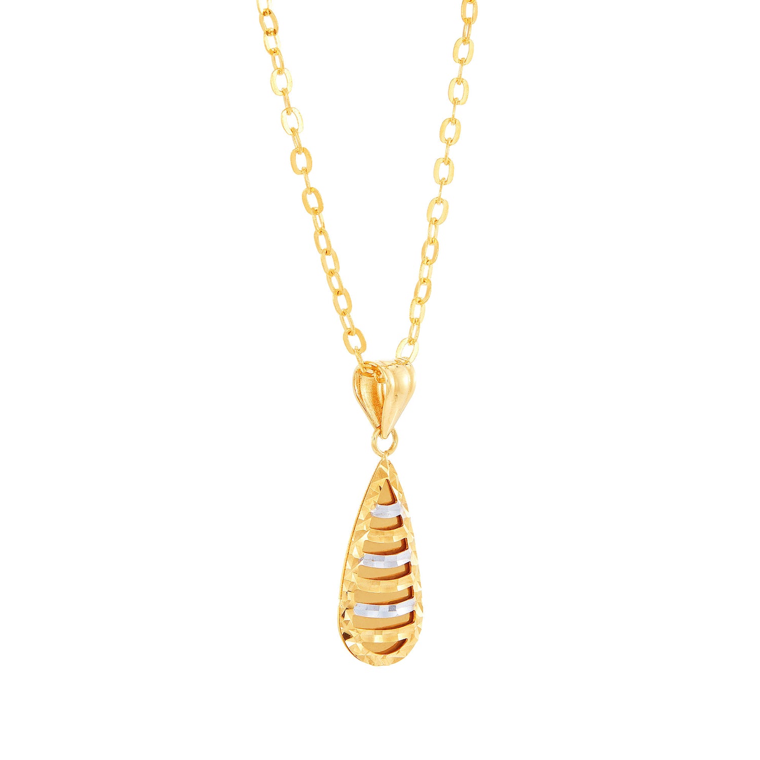 750/18K Yellow and White Gold Pendant GMT1413