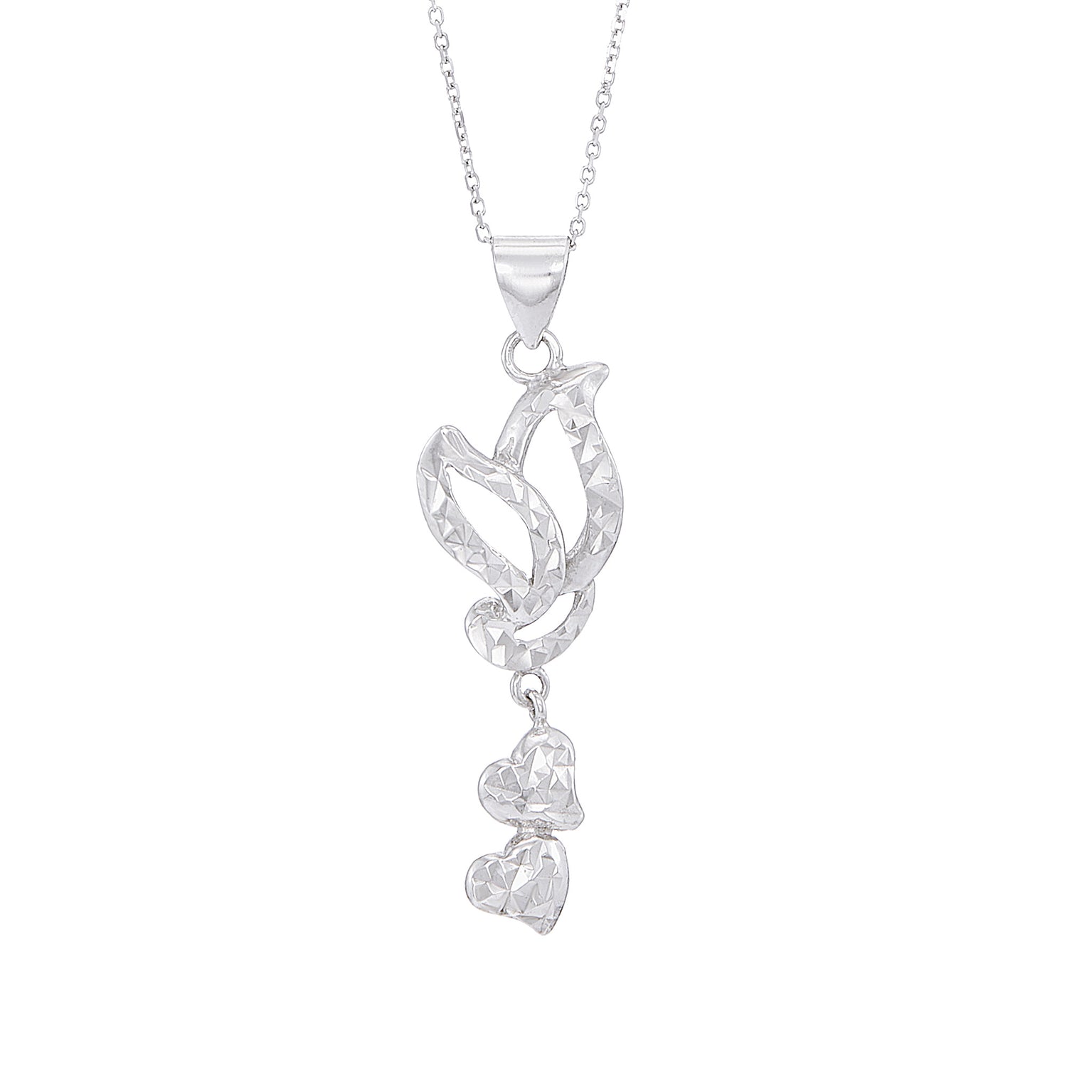375/9K White Gold Pendant AX692P