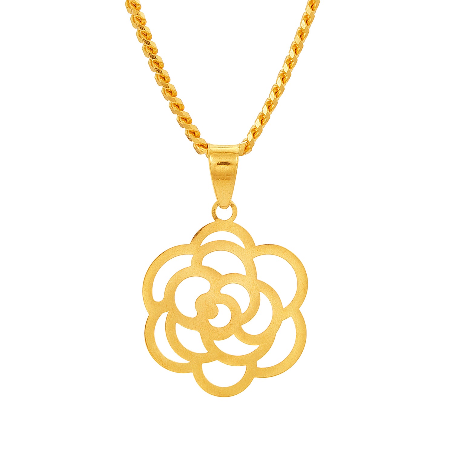 916/22K Yellow Gold Pendant AXP020324
