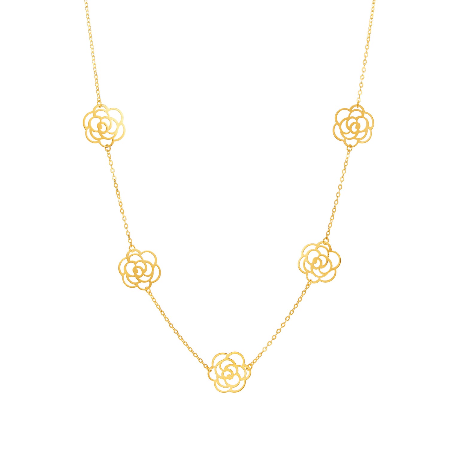 916/22K Yellow Gold Necklace AXN090424