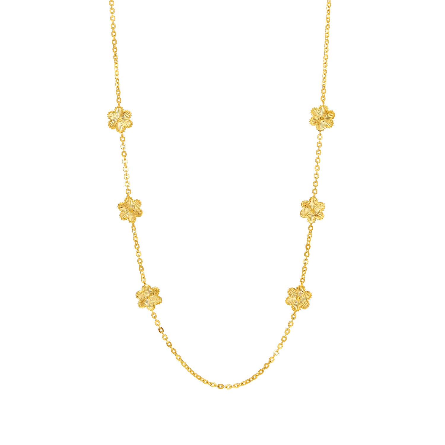 916/22K Yellow Gold Necklace LNFP0050124