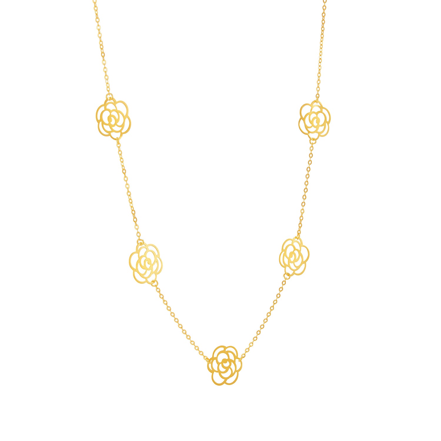 916/22K Yellow Gold Necklace AXN090424