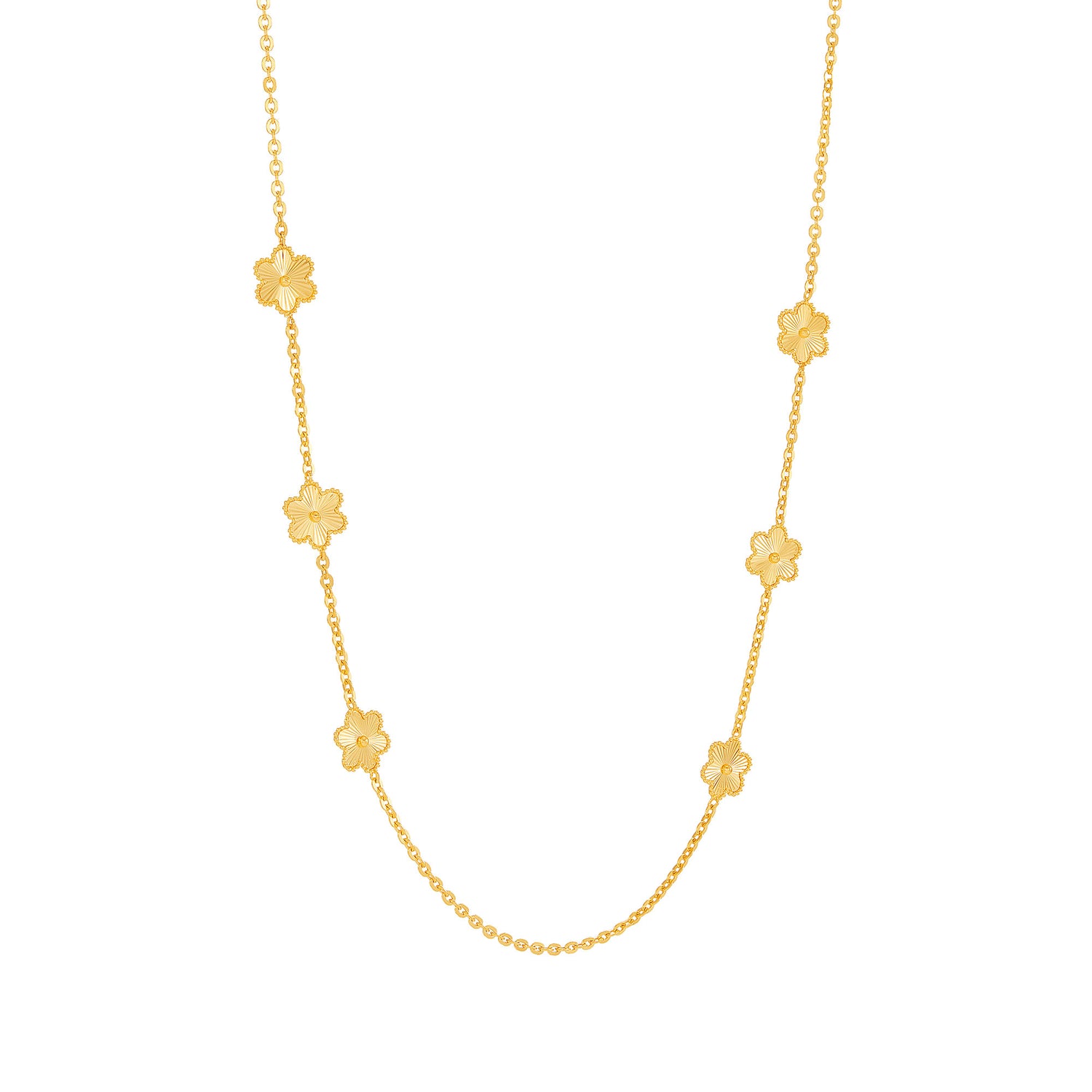 916/22K Yellow Gold Necklace LNFP0050124