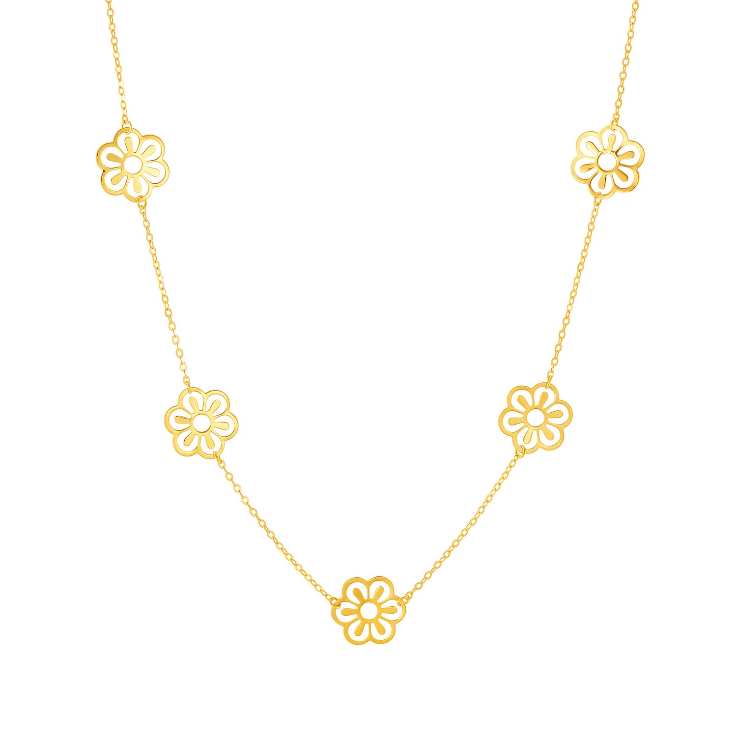 916/22K Yellow Gold Necklace AXN080424