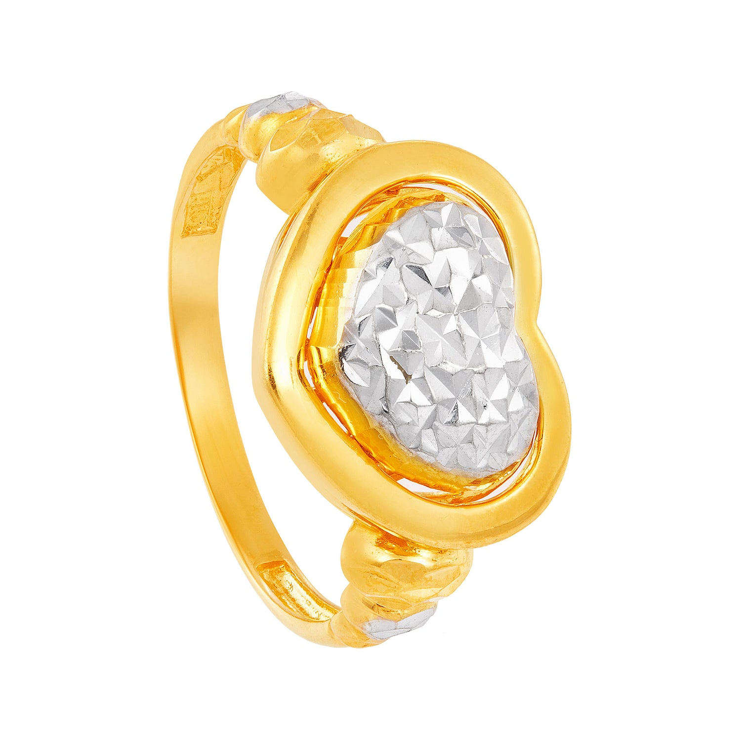 916/22K Yellow and White Gold Ring R27430524