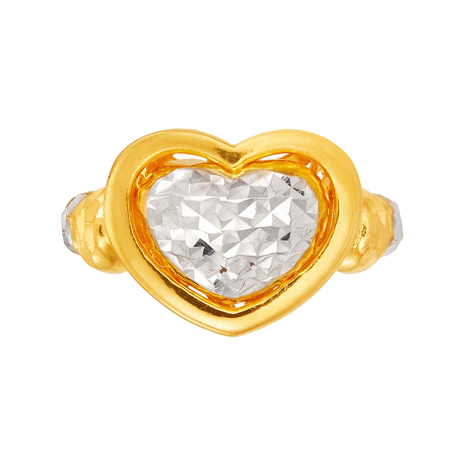 916/22K Yellow and White Gold Ring R27430524