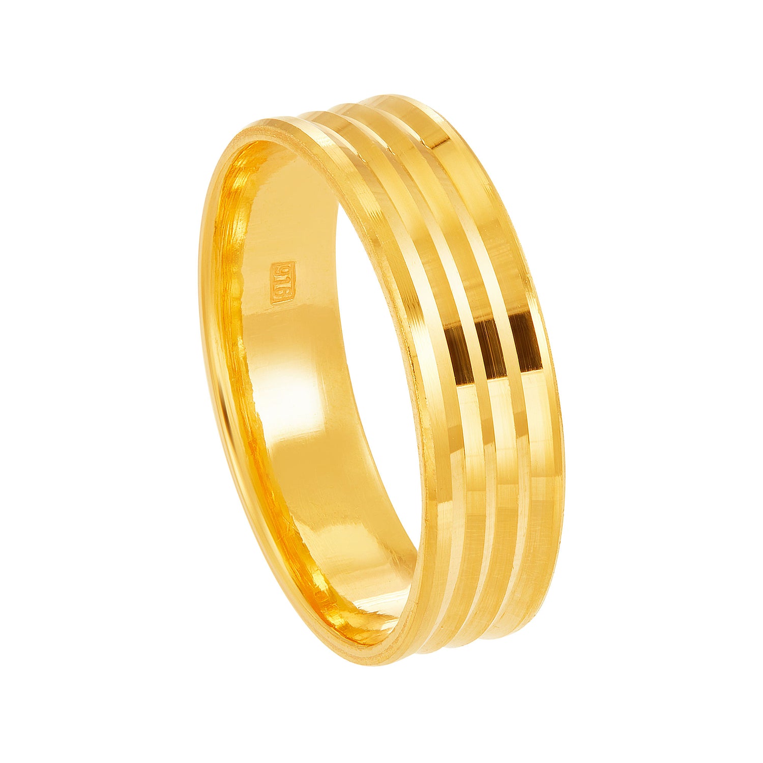 916/22K Yellow Gold Ring EHR1080524