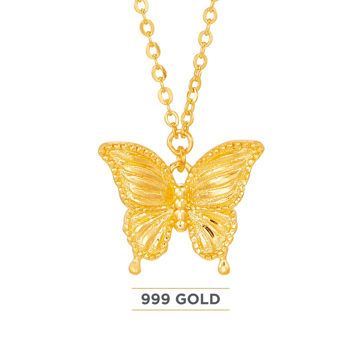 999/24K Yellow Gold Necklace WWGC1370524