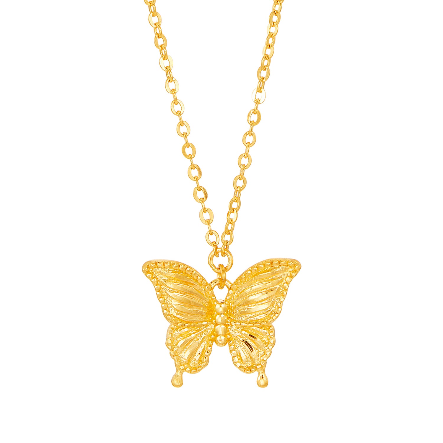 999/24K Yellow Gold Necklace WWGC1370524