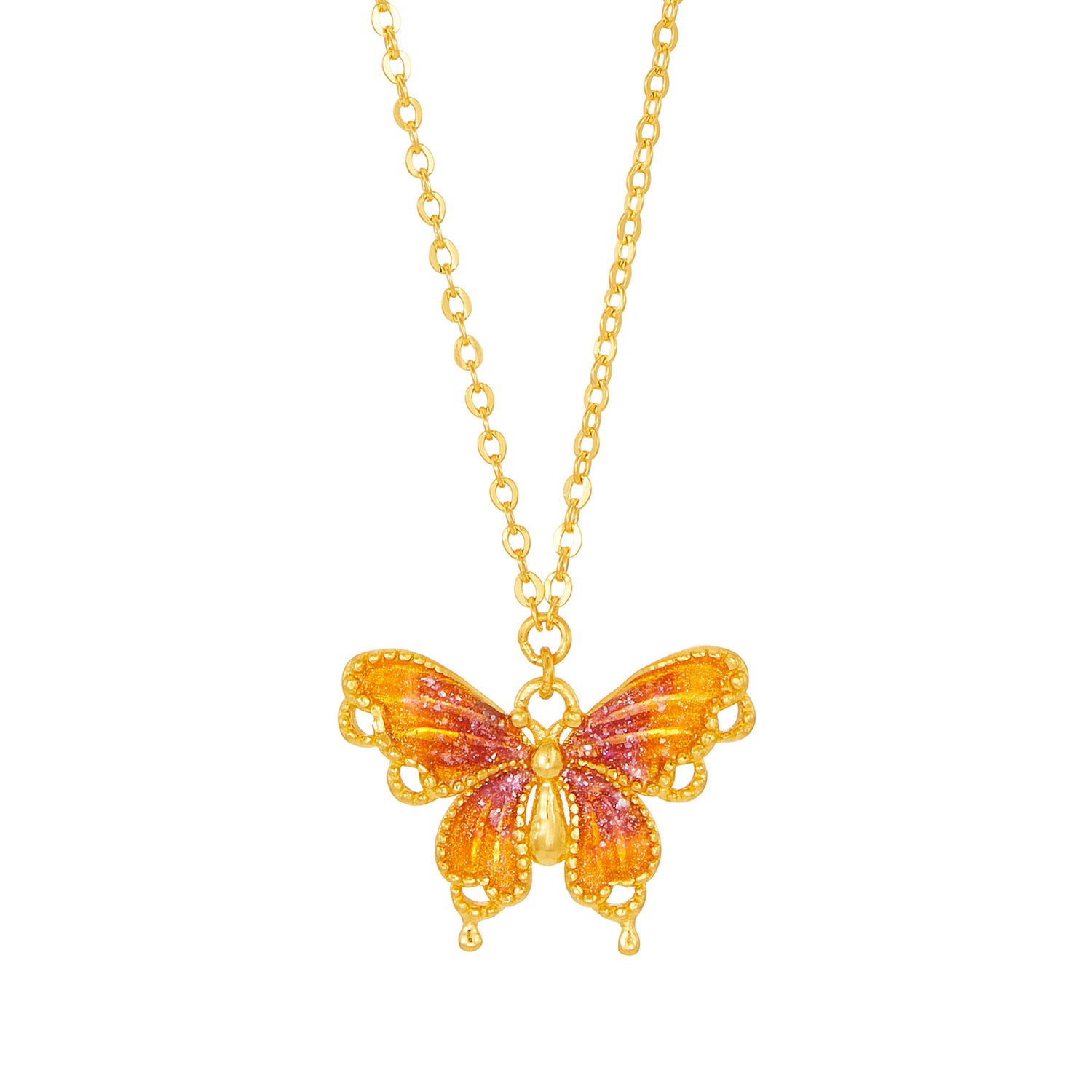 999/24K Yellow Gold Necklace WWGC1380524