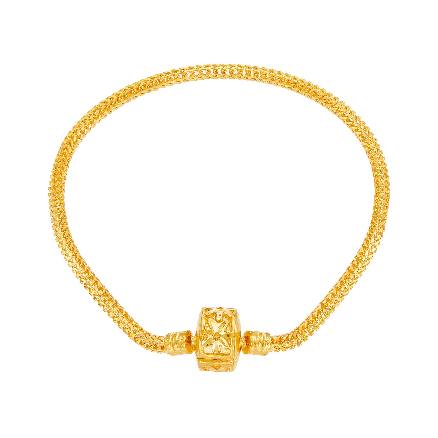 916/22K Yellow Gold Bracelet VB04-001-010124(D1)