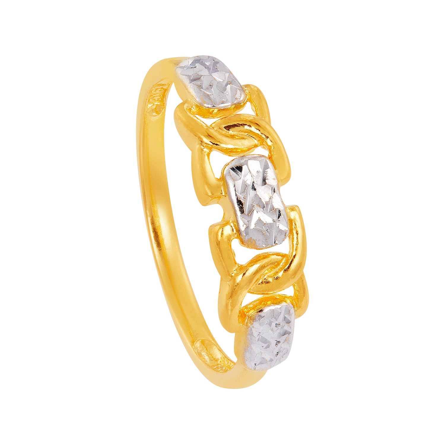 916/22K Yellow and White Gold Ring RG16970524