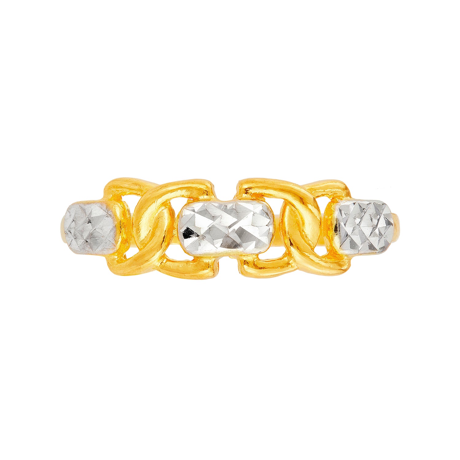 916/22K Yellow and White Gold Ring RG16970524