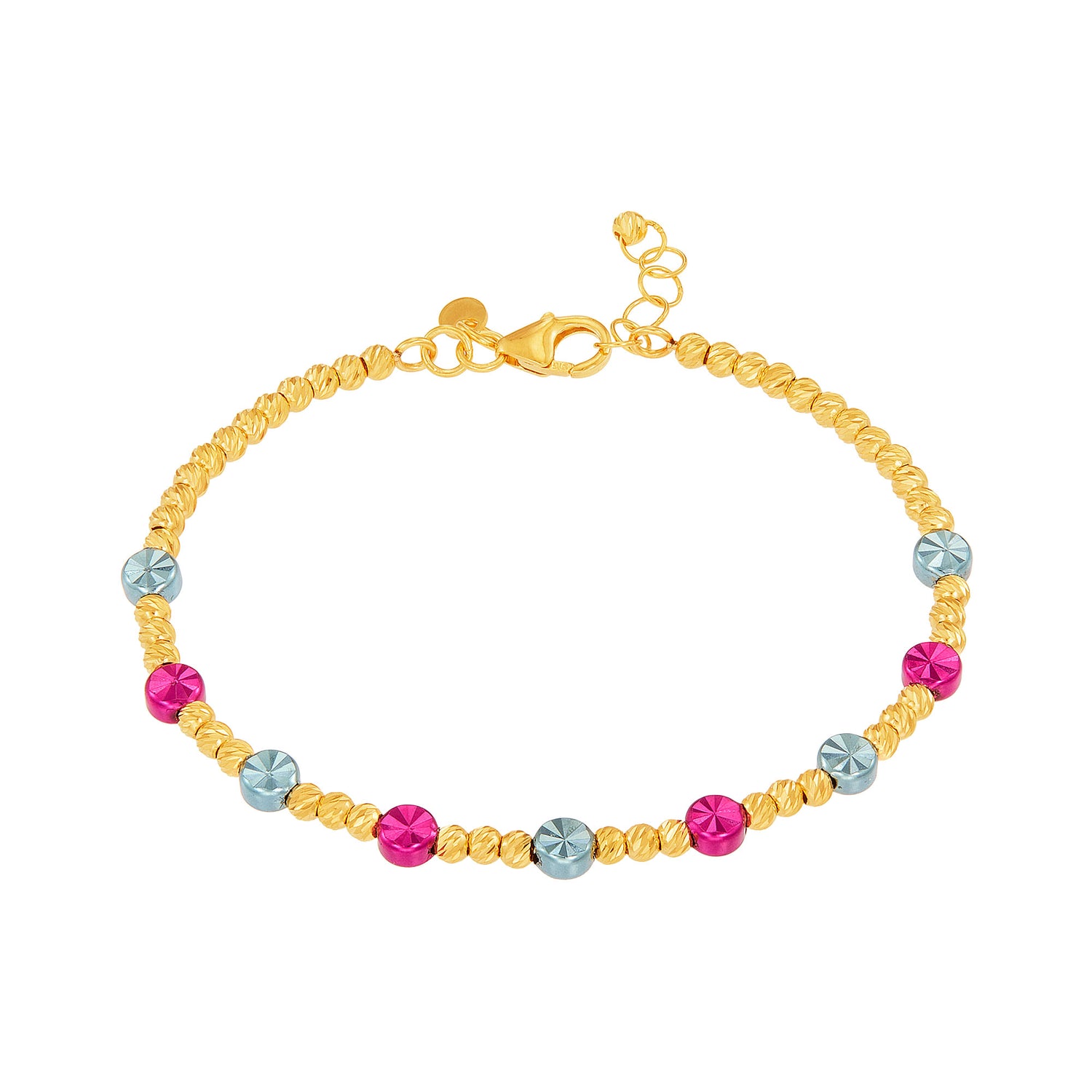 CLARA | Oro Italia 916 Yellow Gold Bangle GB92110324(FT)-TI (22K Gold)