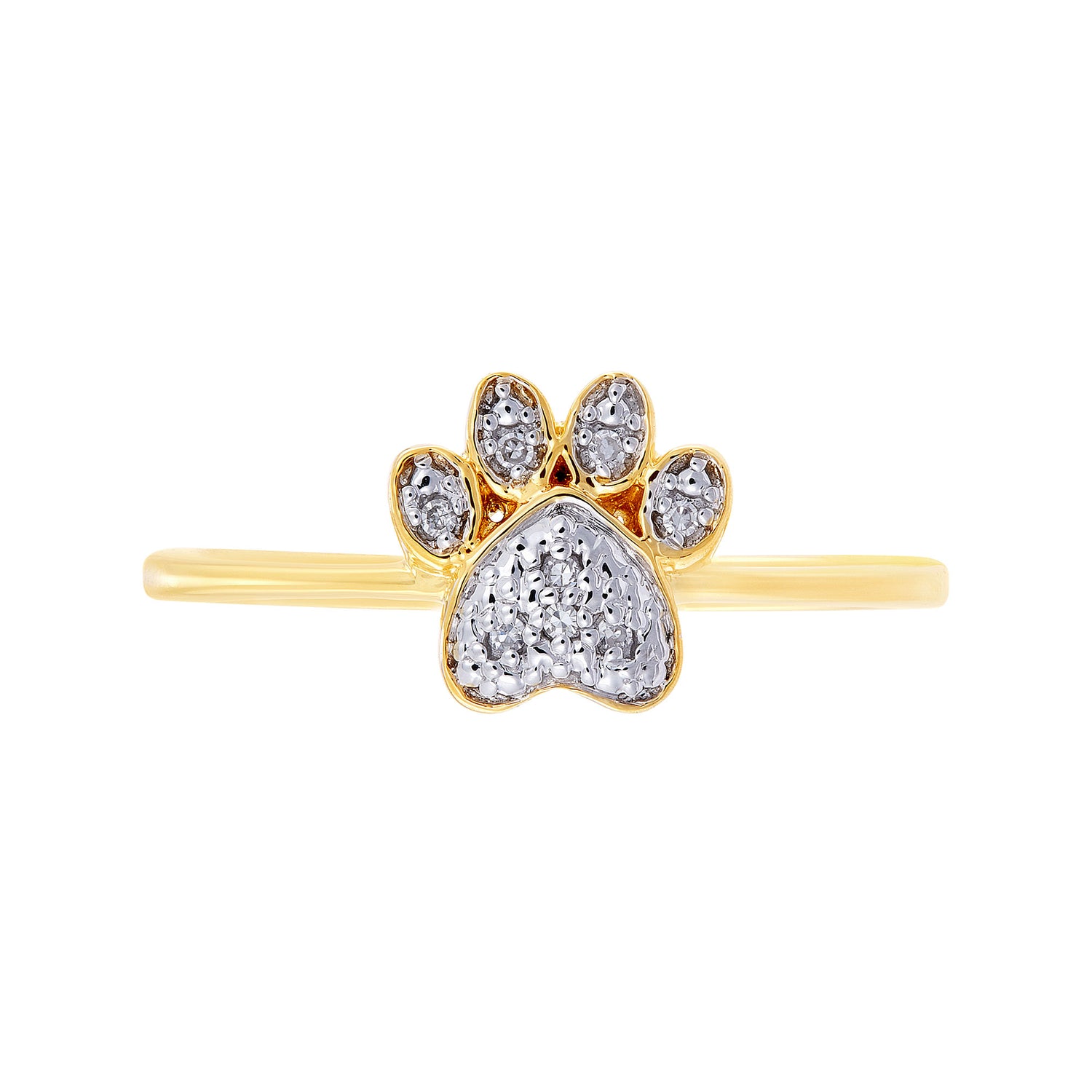 Diamond Ring in 375/9K Yellow Gold (Paw) 559950723(R)