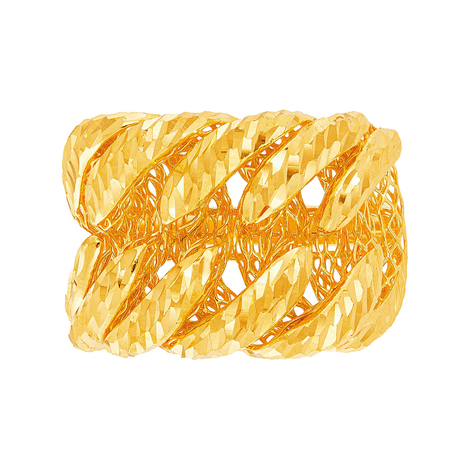 916/22K Yellow Gold Ring SGR U1600124(B1)