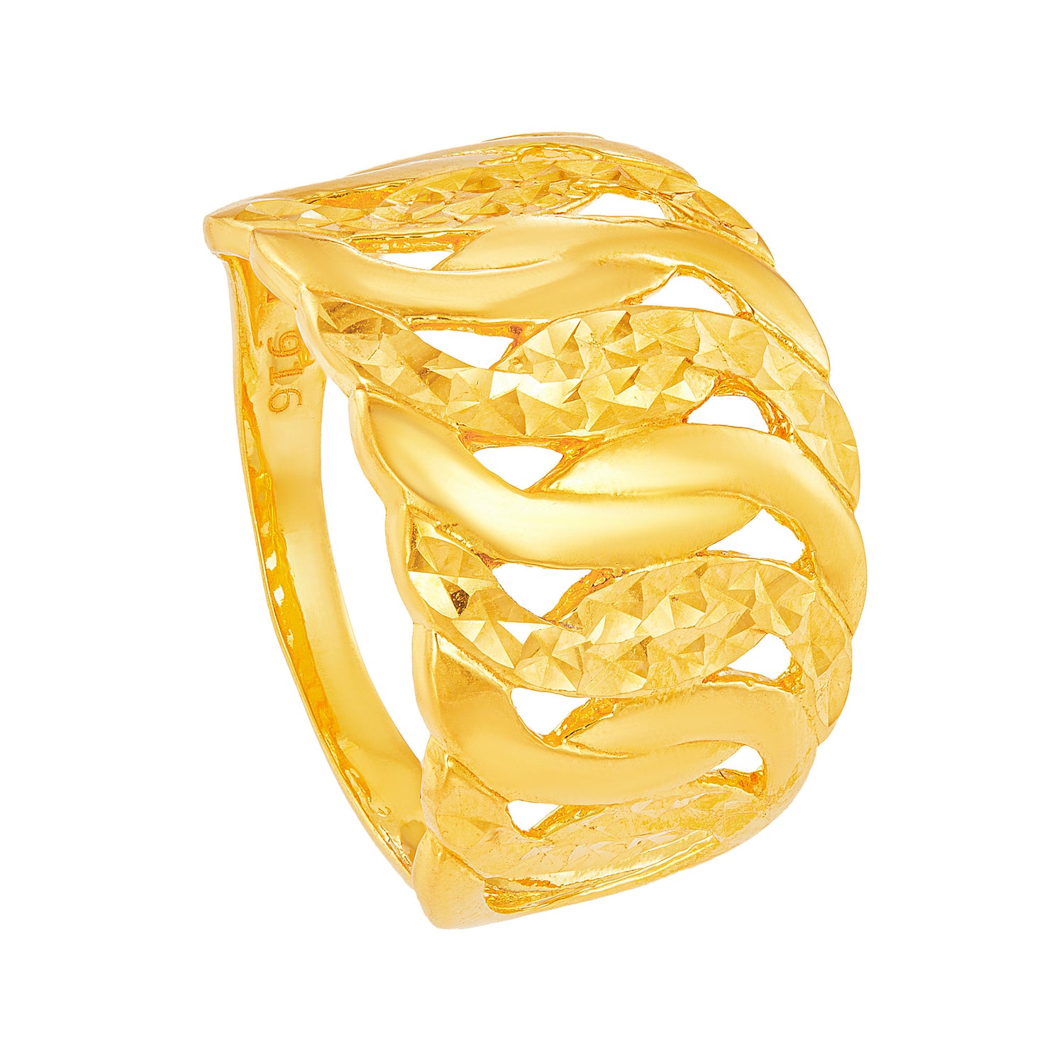 916/22K Yellow Gold Ring AR80530724(15)