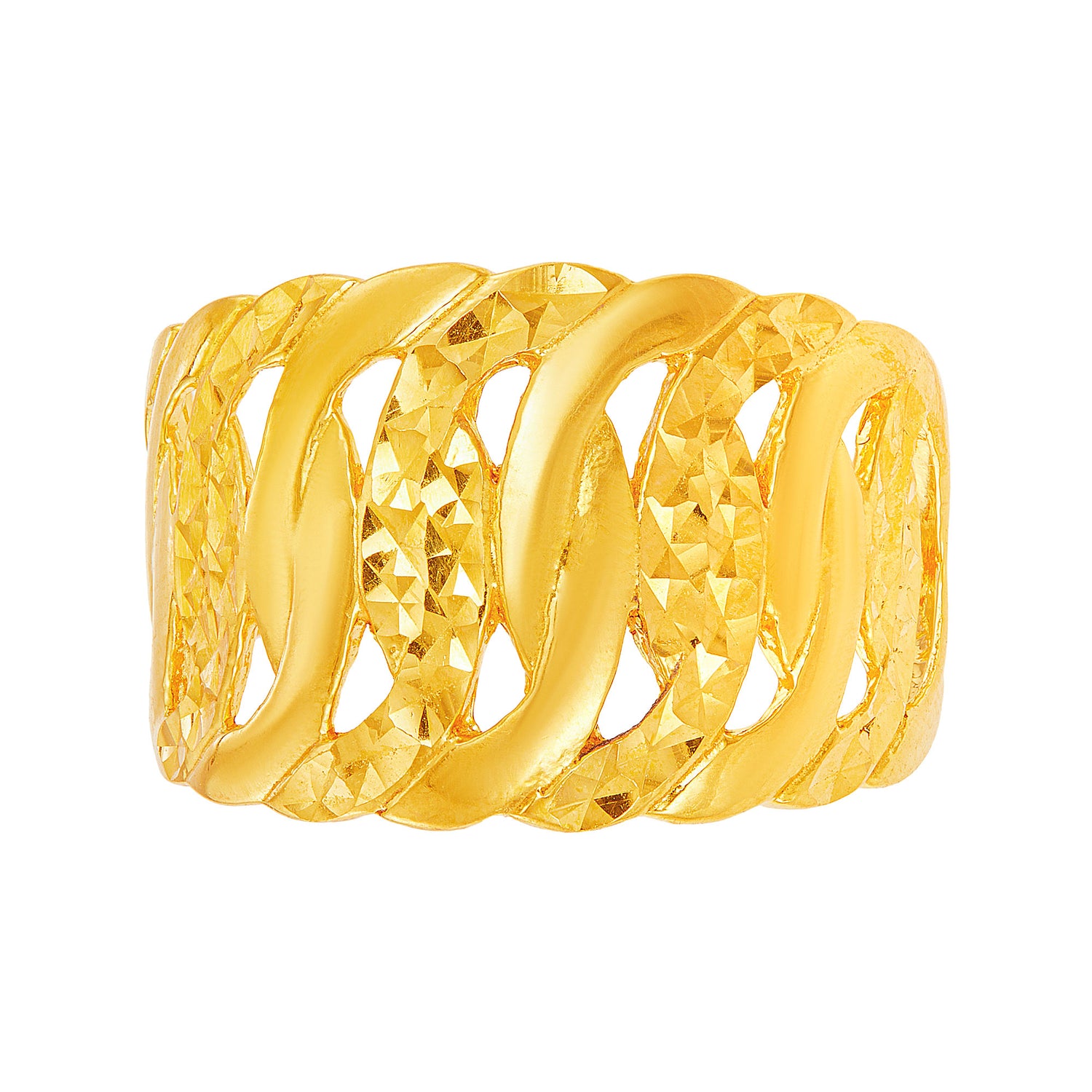 916/22K Yellow Gold Ring AR80530724(15)