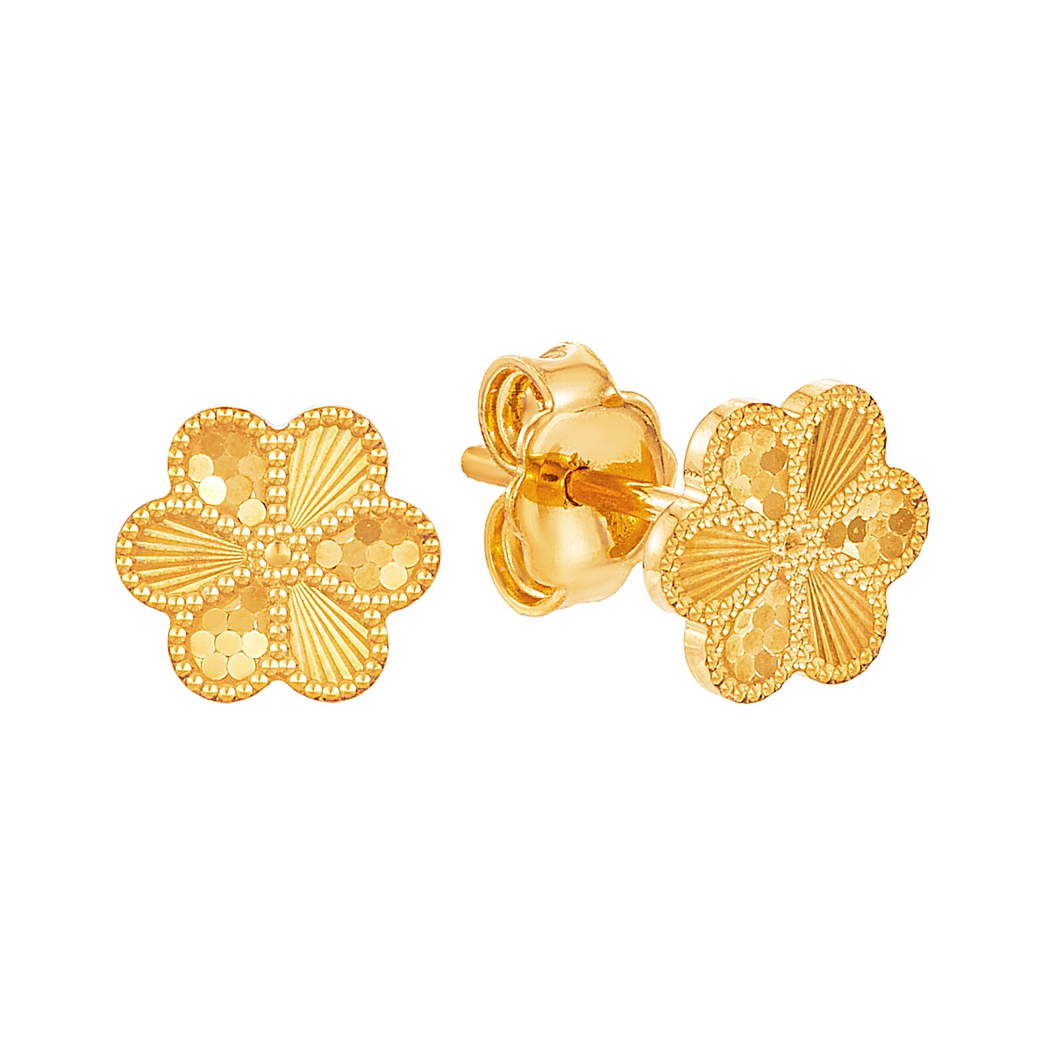 999/24K Yellow Gold Earrings WWGE680624