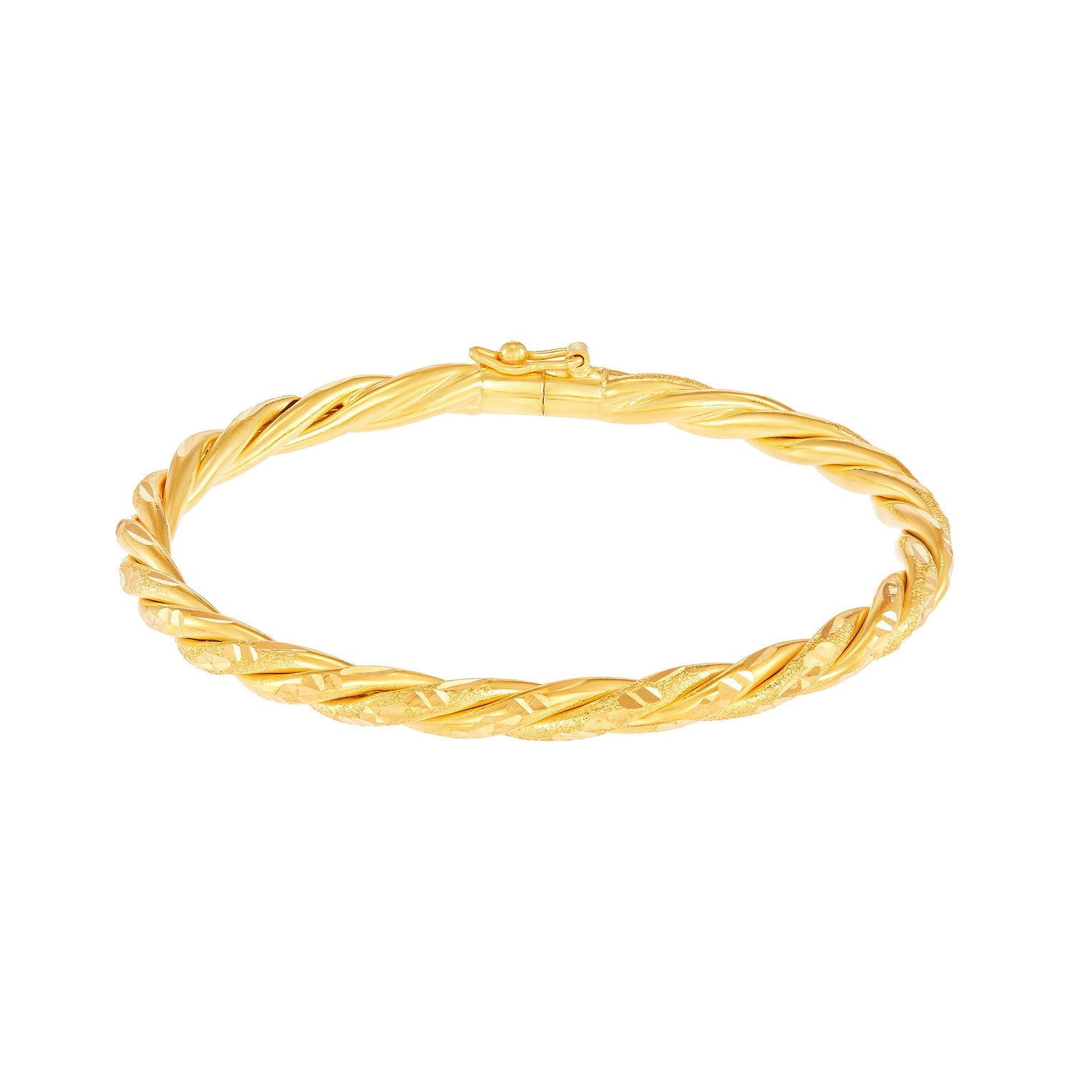 916/22K Yellow Gold Bangle GB60C