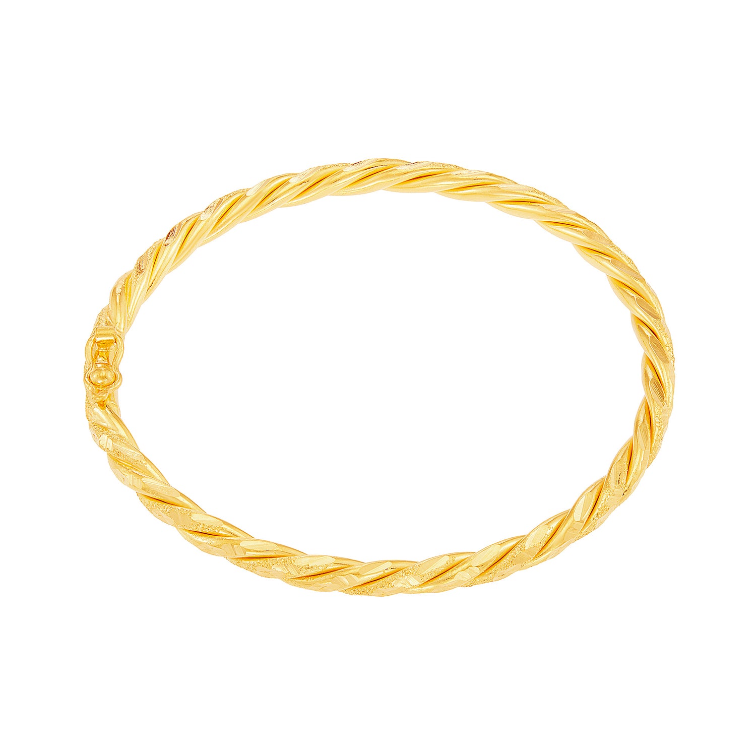 916/22K Yellow Gold Bangle GB60C