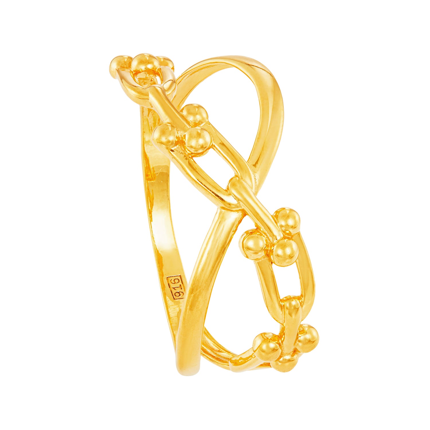 916/22K Yellow Gold Ring PGR12470624