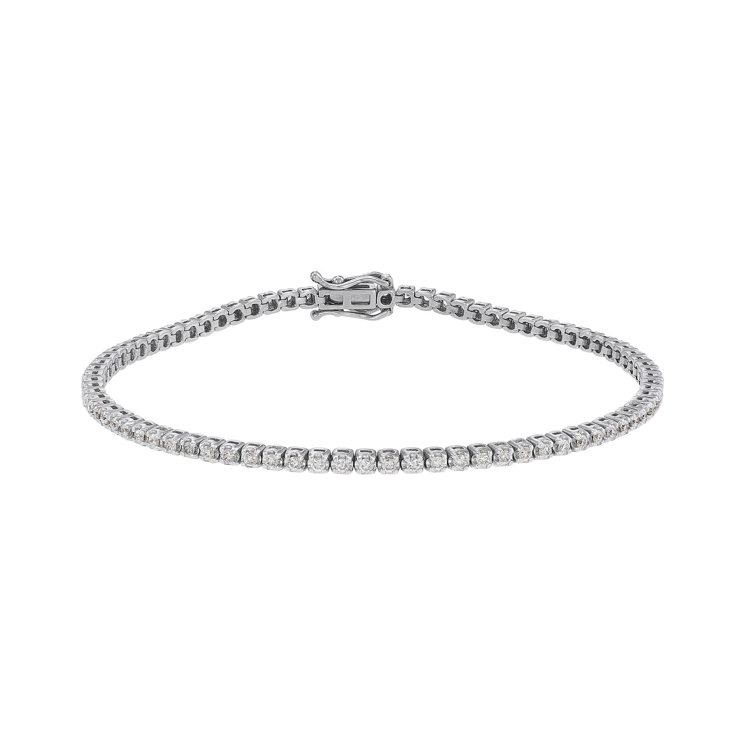 Diamond Bracelet in 750/18K White Gold 67843