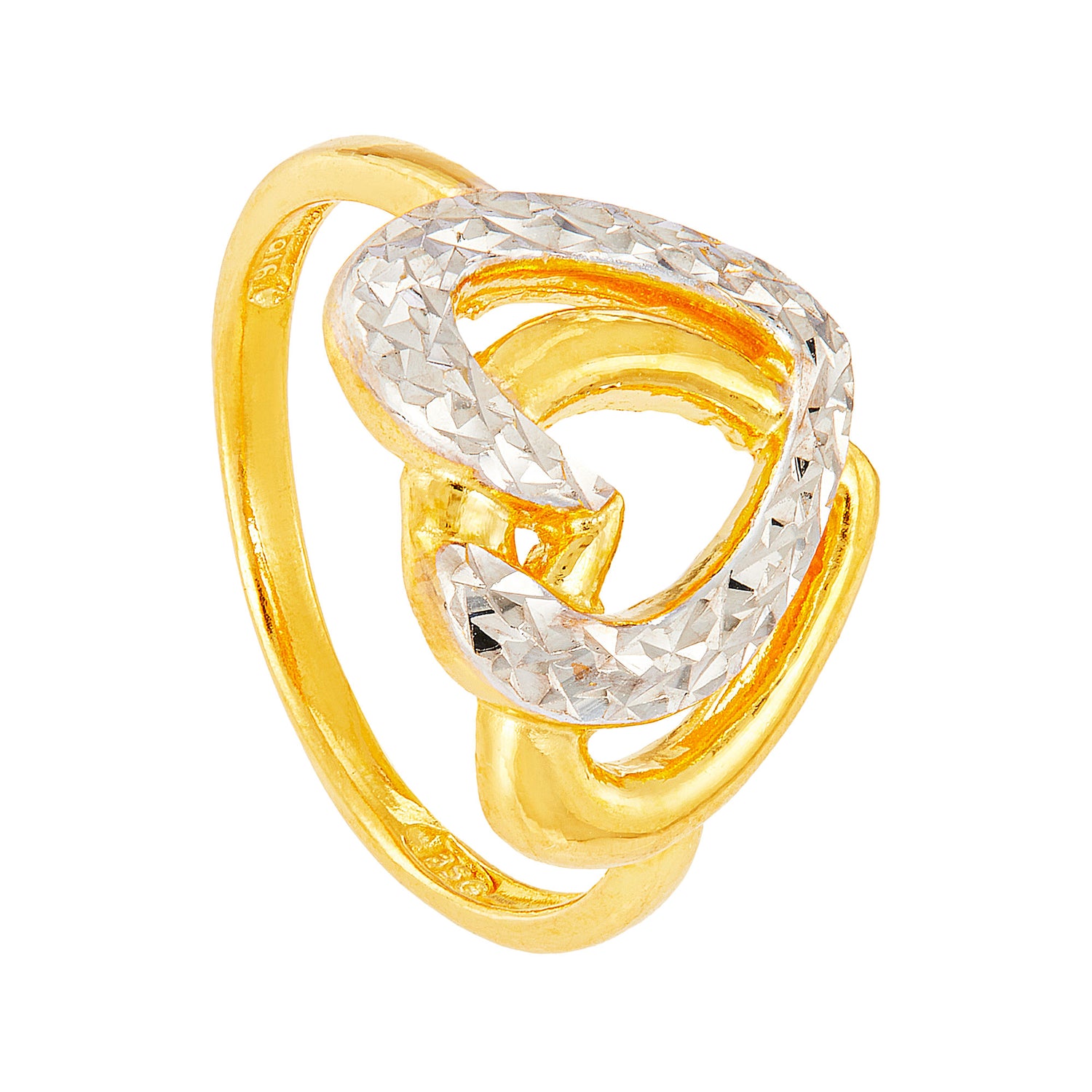 916/22K Yellow and White Gold Ring RG17080624