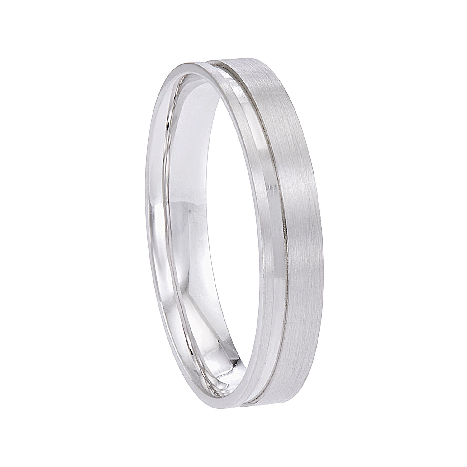 750/18K White Gold Ring GRT414