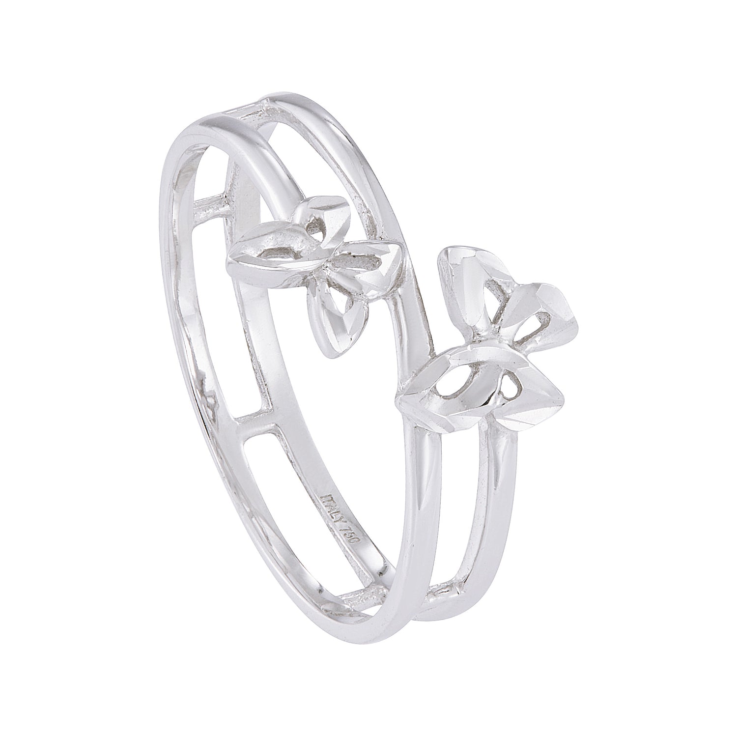 750/18K White Gold Ring GRT363