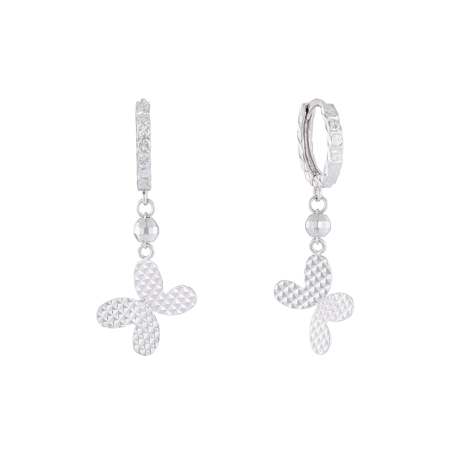 750/18K White Gold Earring GEA337