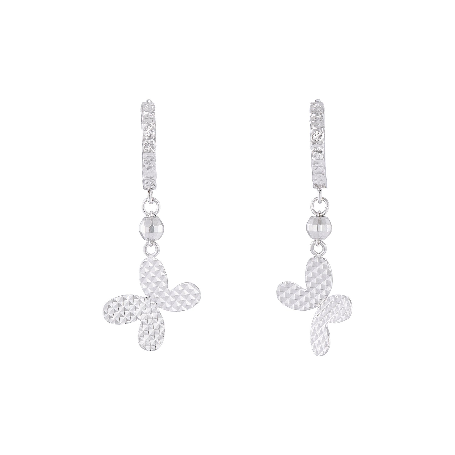 750/18K White Gold Earring GEA337