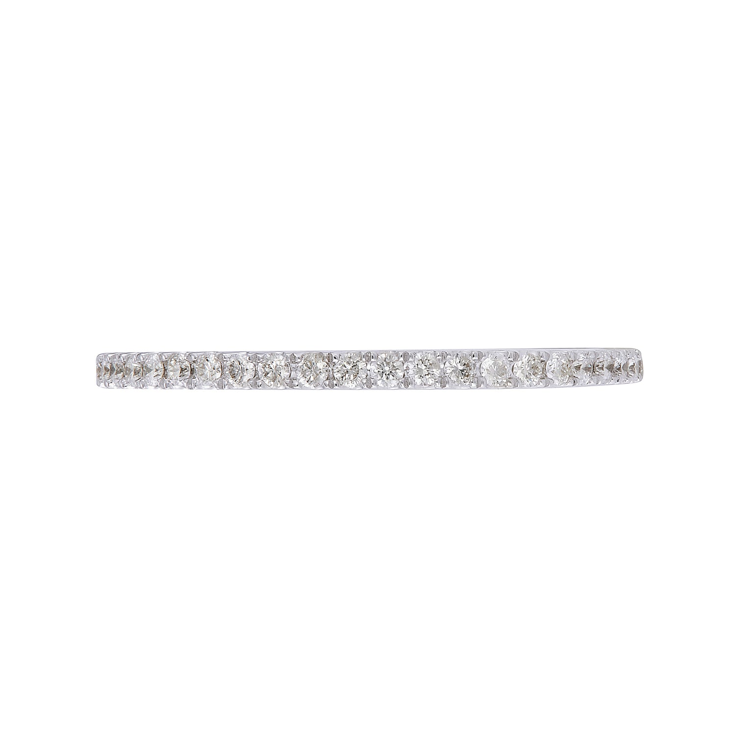 Diamond Ring in 750/18K White Gold 11865