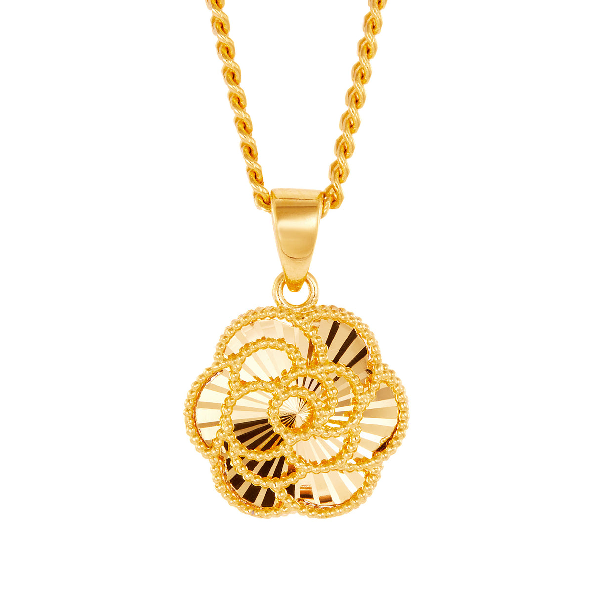 Oro Italia 916 Yellow Gold Pendant GP53540424