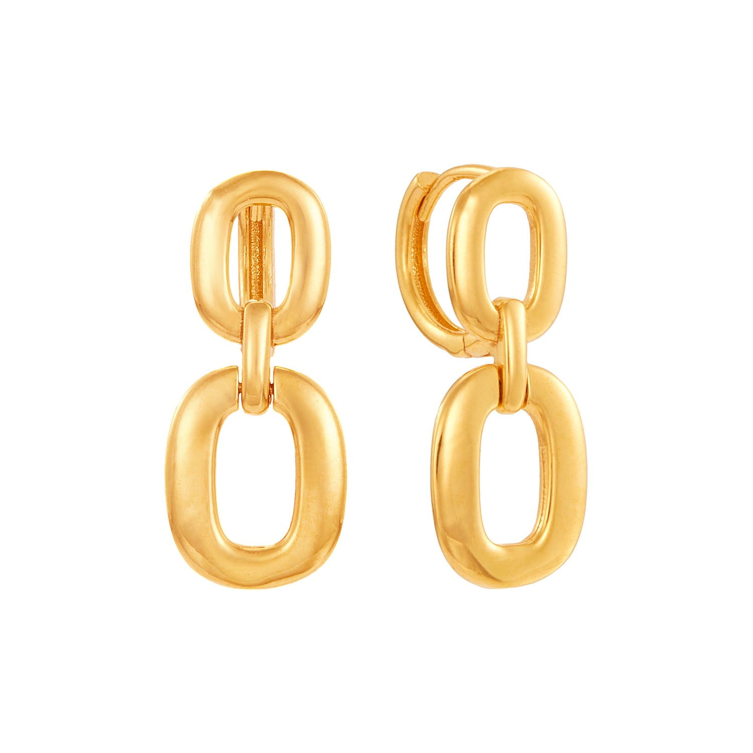 Oro Italia 916 Yellow Gold Earrings GE75340424