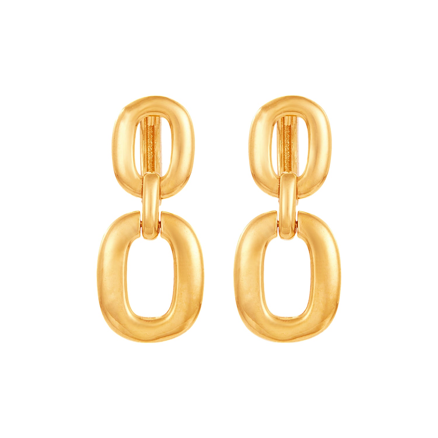 Oro Italia 916 Yellow Gold Earrings GE75340424