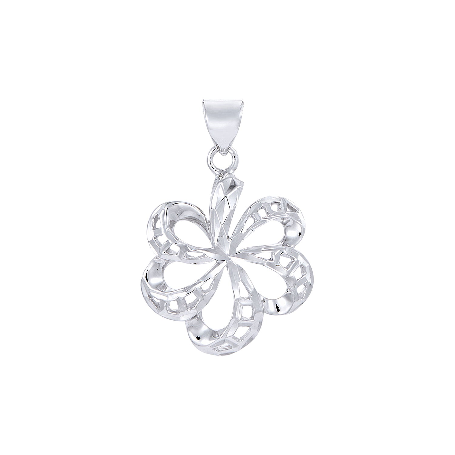 Diamond Pendant in 375/9K White Gold A2556P