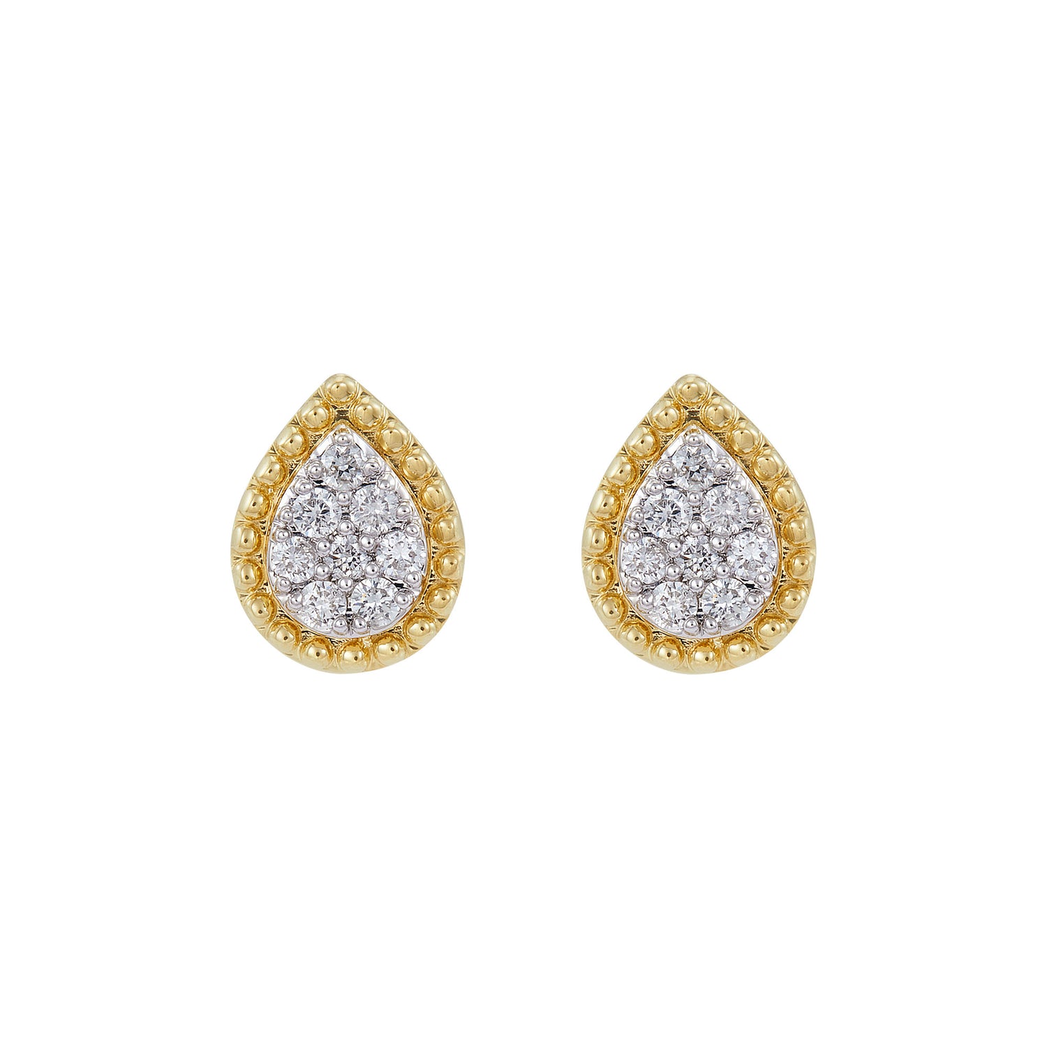 MYRA | Diamond Earrings in 375/9K Yellow Gold 268560224(E)