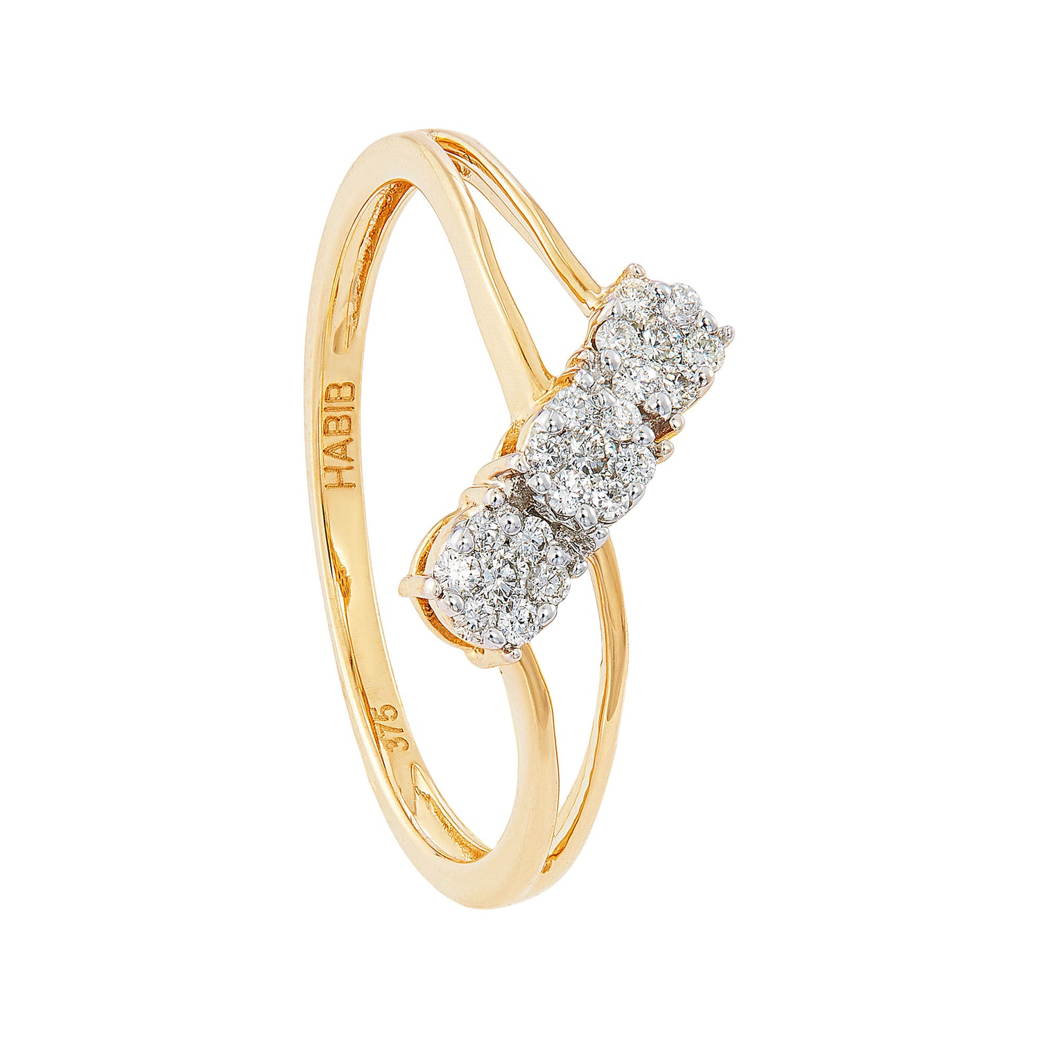 Round Diamond Ring in 375/9K Yellow Gold 269610524