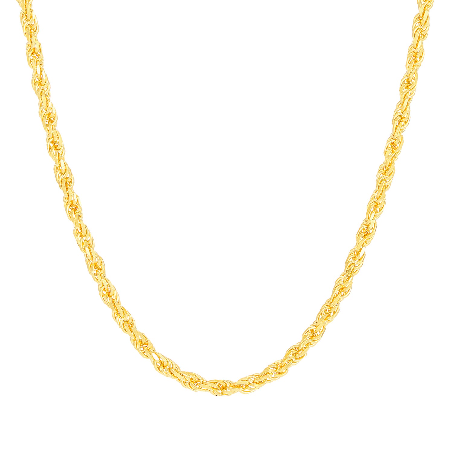 916/22K Yellow Gold Necklace GC005
