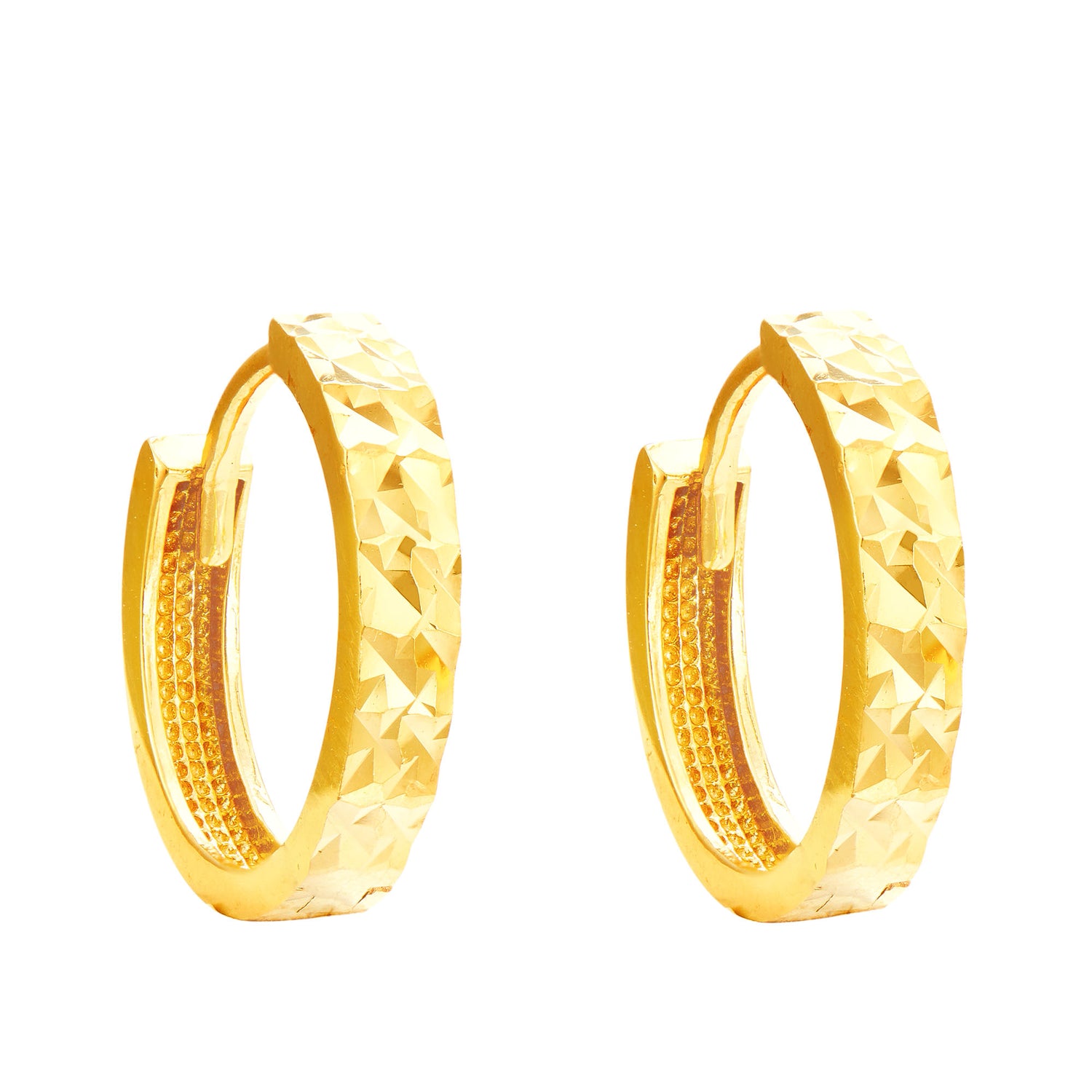 Oro Italia 916 Yellow Gold Earrings GE71420720 (22K Gold)