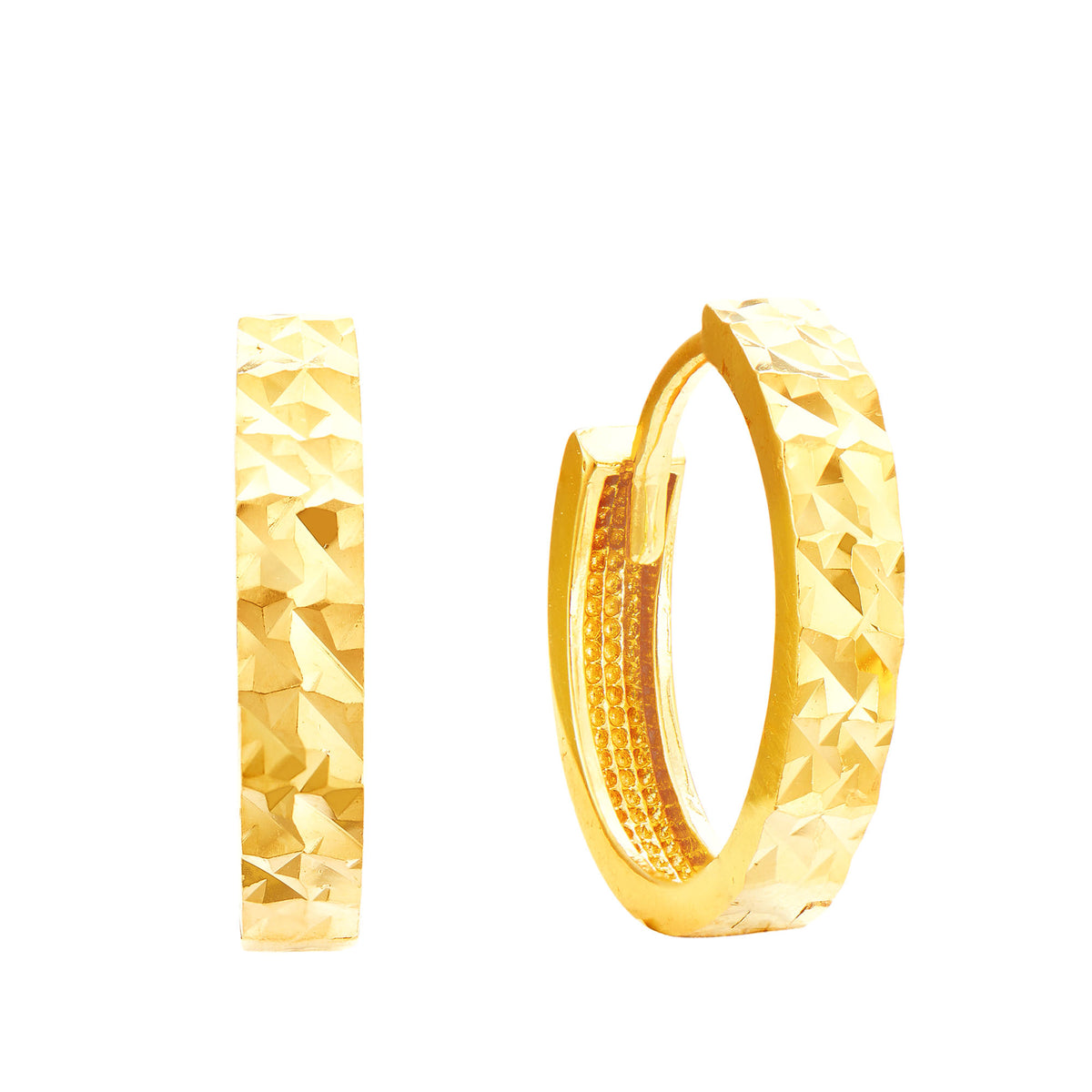 Oro Italia 916 Yellow Gold Earrings GE71420720 (22K Gold)